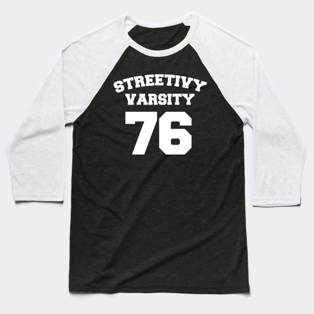 Streetivy Varsity Baseball T-Shirt by Ajiw